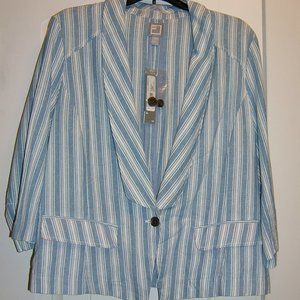 NWT JCP Cotton/Linen Jacket  XL